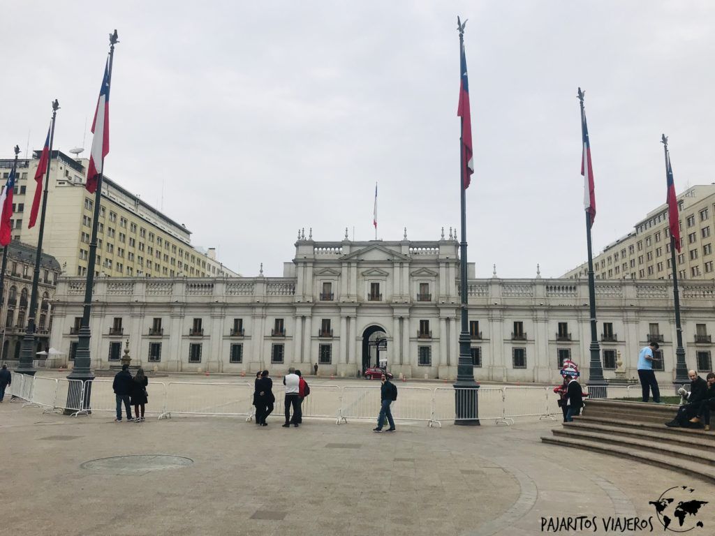 Palacio de la Moneda Santiago de Chile sin gluten free viaje
