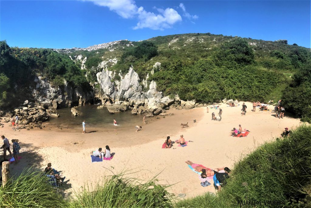 Playa de Gulpiyuri Asturias Sin Gluten Gluten Free Cangas Onis Celiaco Vacaciones