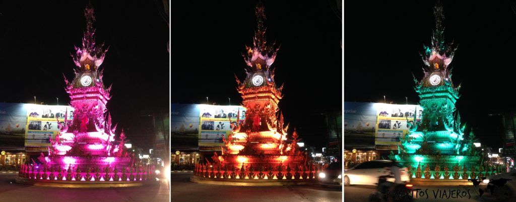 Chiang Rai, Torre del Reloj, Clock Tower sin gluten free tailandia viaje