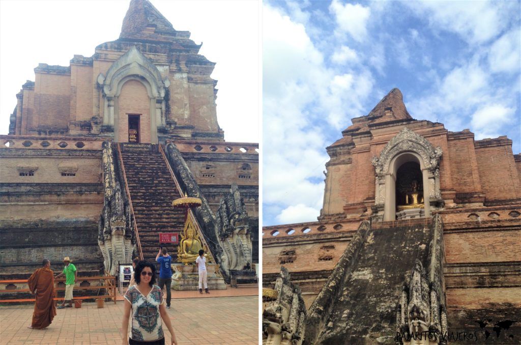 Chiang Mai, Wat Chedi Luang sin gluten free tailandia viaje