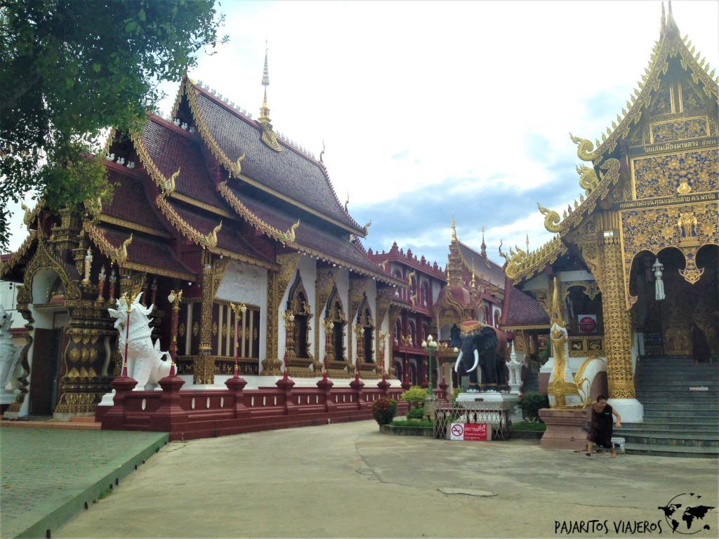 Chiang Mai, Wat Chiang Man sin gluten free tailandia viaje