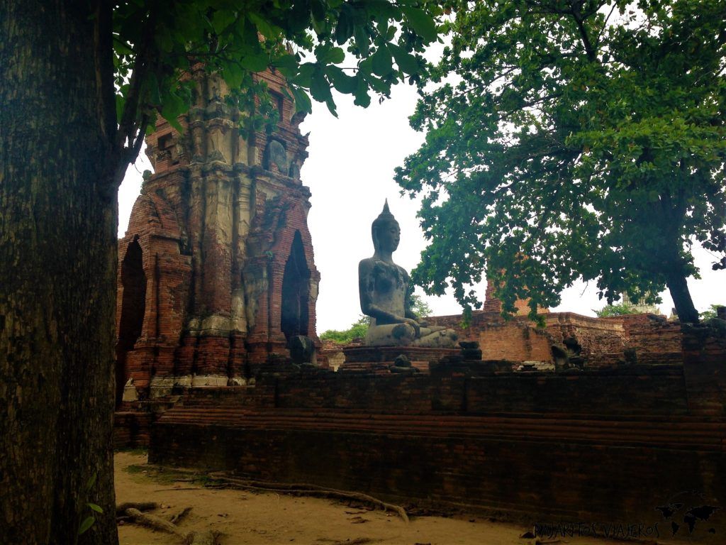 Ayutthaya, Wat Maha That sin gluten free tailandia viaje