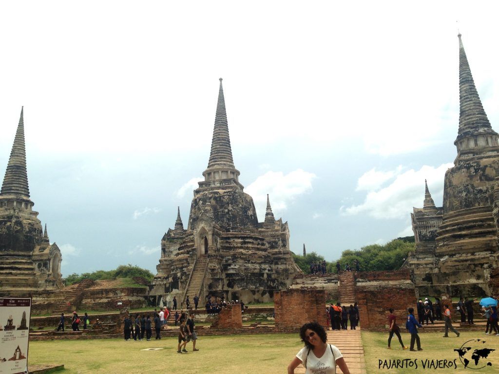 Ayutthaya, Wat Phra Sri Sanphet sin gluten free tailandia viaje