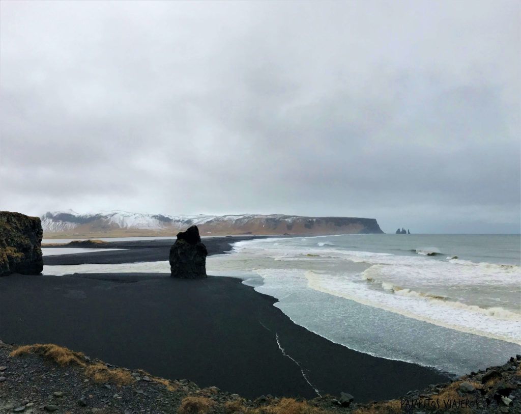 acantilado Dyrhólaey islandia sin gluten free playa negra