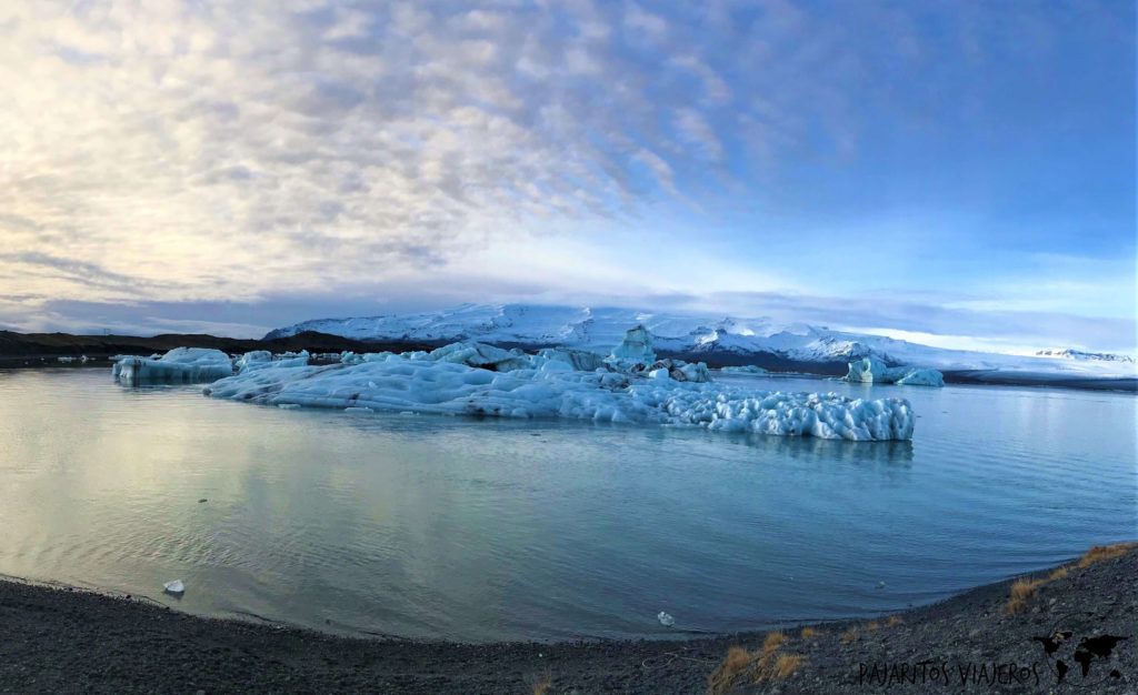 Lago glacial Jökulsárlón islandia sin gluten free
